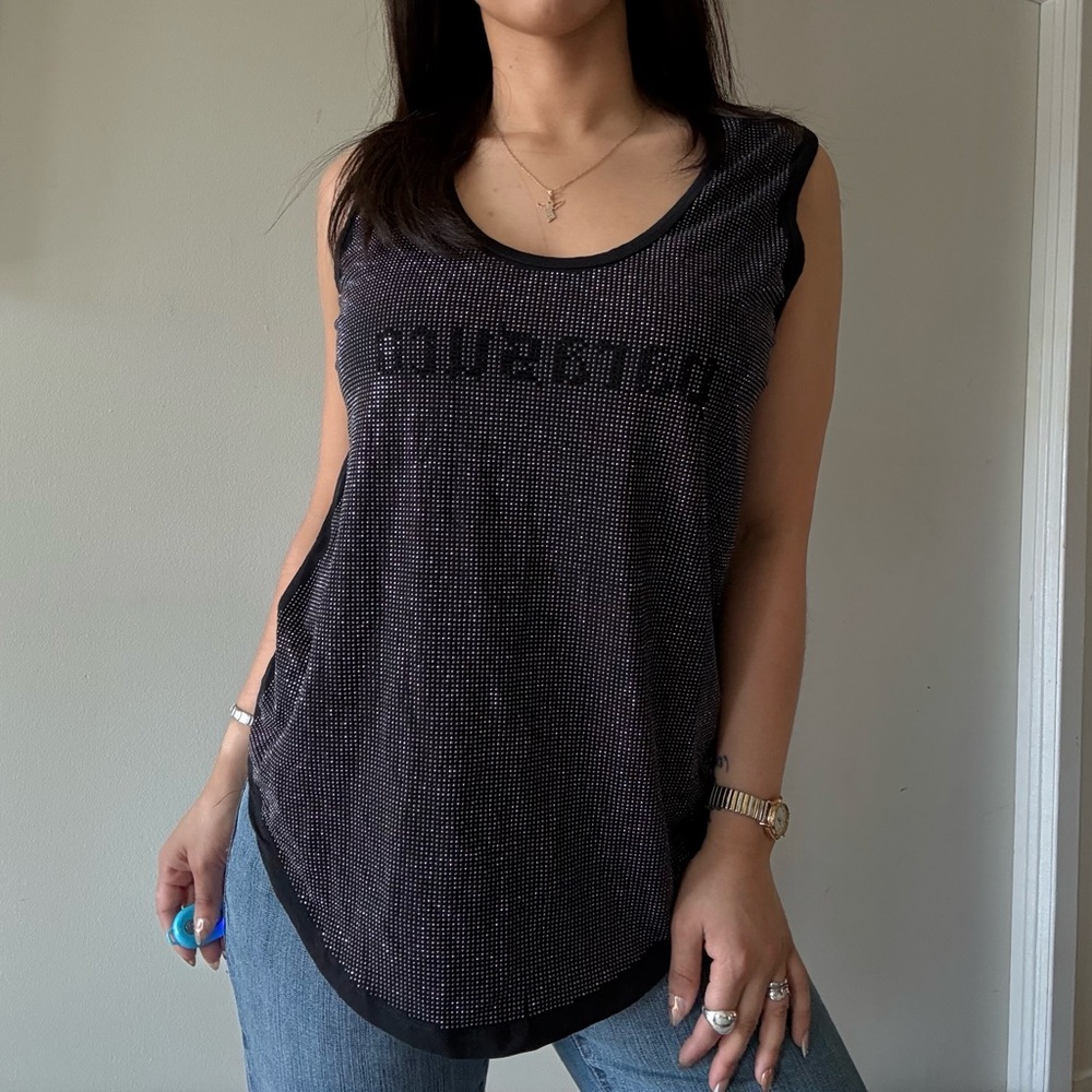 Parasuco Y2K studded sparkles tank